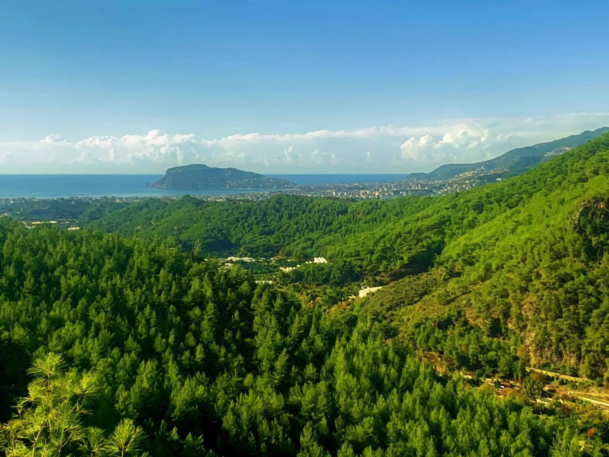 A landscape in Alanya